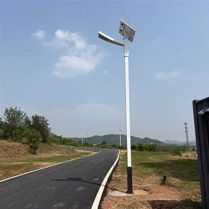 阿拉尔路边太阳能路灯安装